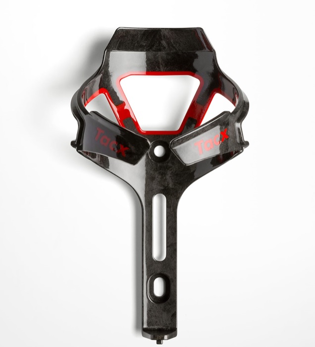 Tacx Ciro carbon flaskeholder sort/rød