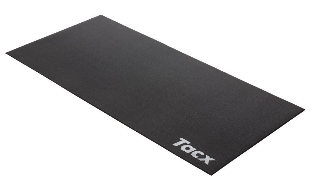Tacx træningsmåtte til hometrainer - 180x85x0,6 cm - Sort