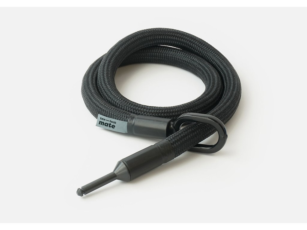 Texlock MATE - Cykellås - Tekstillås - Sort - Str. 120 cm