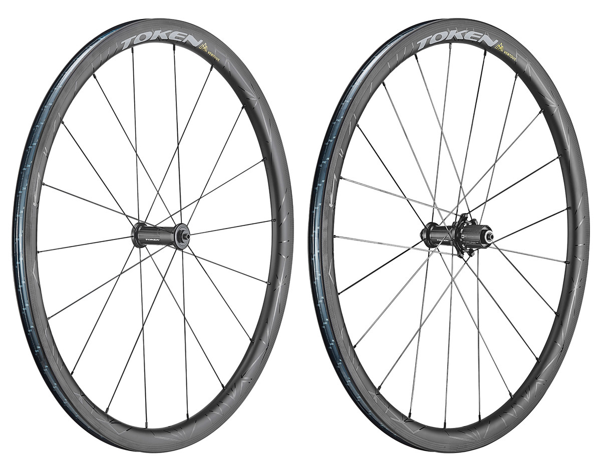 token prime ventous carbon disc road wheelset