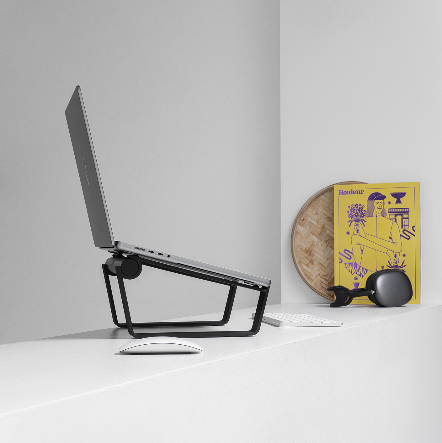 Tons work stand til laptop large 15" matsort