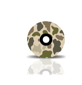 Top Cap med motiv camo