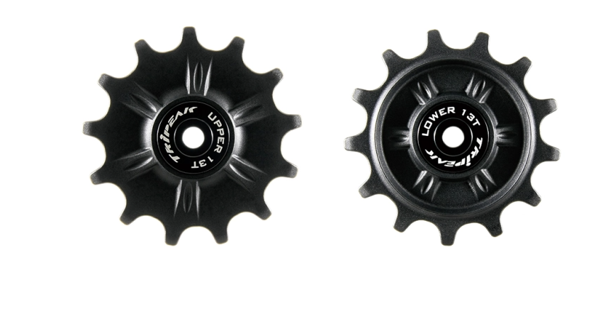 Tripeak pulleyhjul keramiske lejer 13T/13T 12S GRX812/817/M91XX sort
