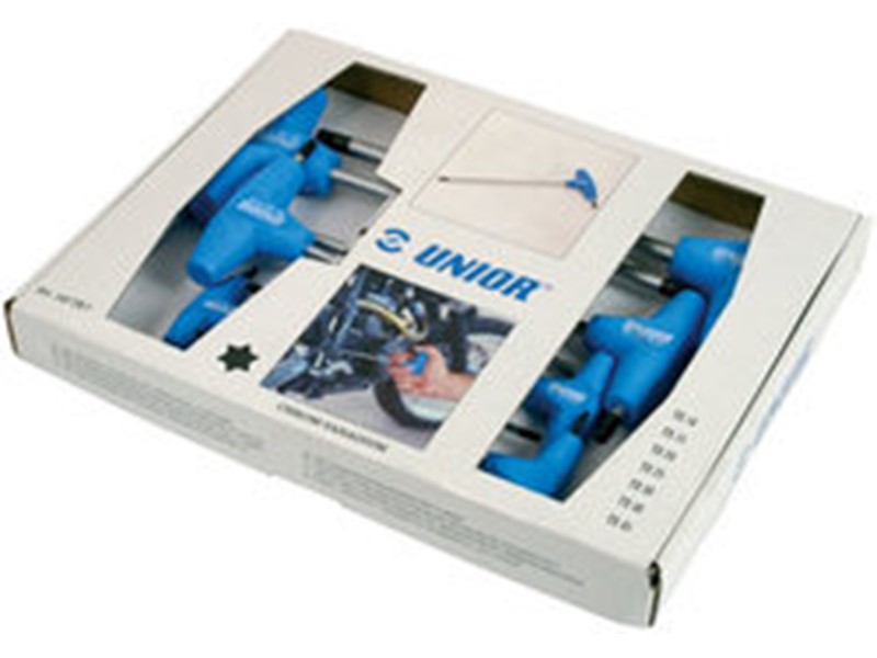 Unior Torx T-Nøgle Kit (T10-T45) (7 Emner)