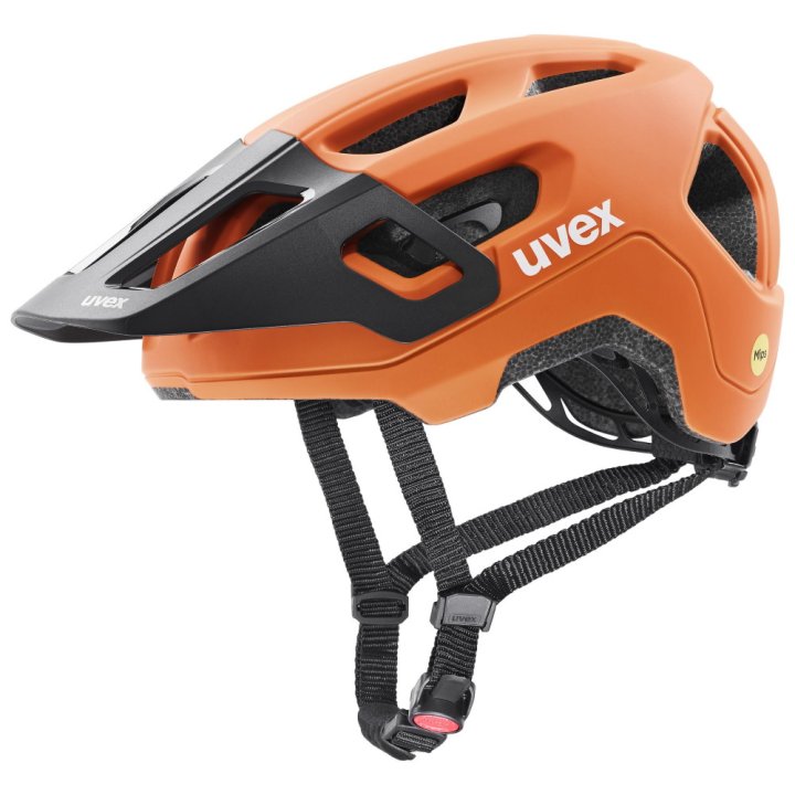 UVEX React Junior MIPS Cykelhjelm - Papaya matt - Str. 52-56 cm