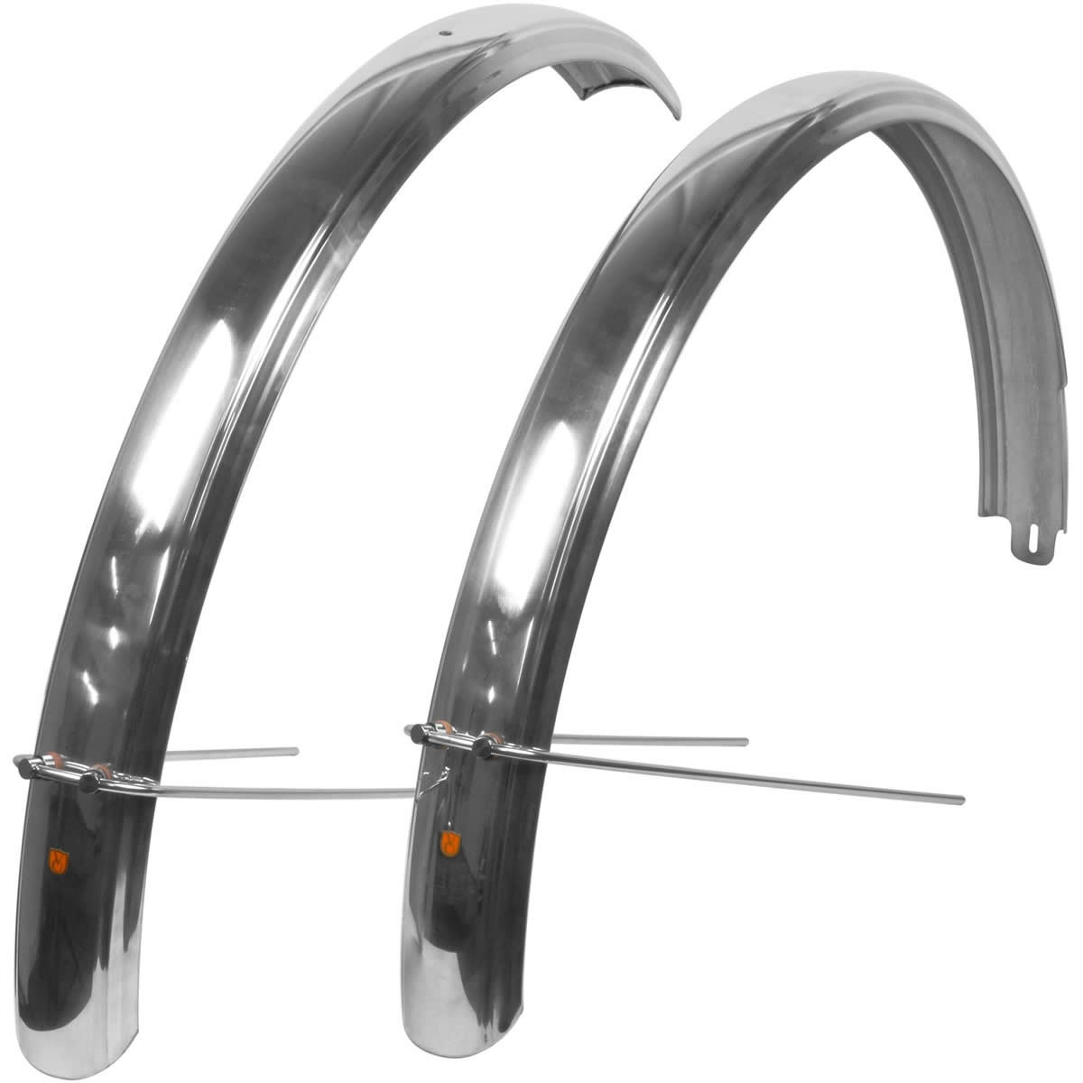 Velo Orange Fluted Skærmsæt 63 mm Sølv