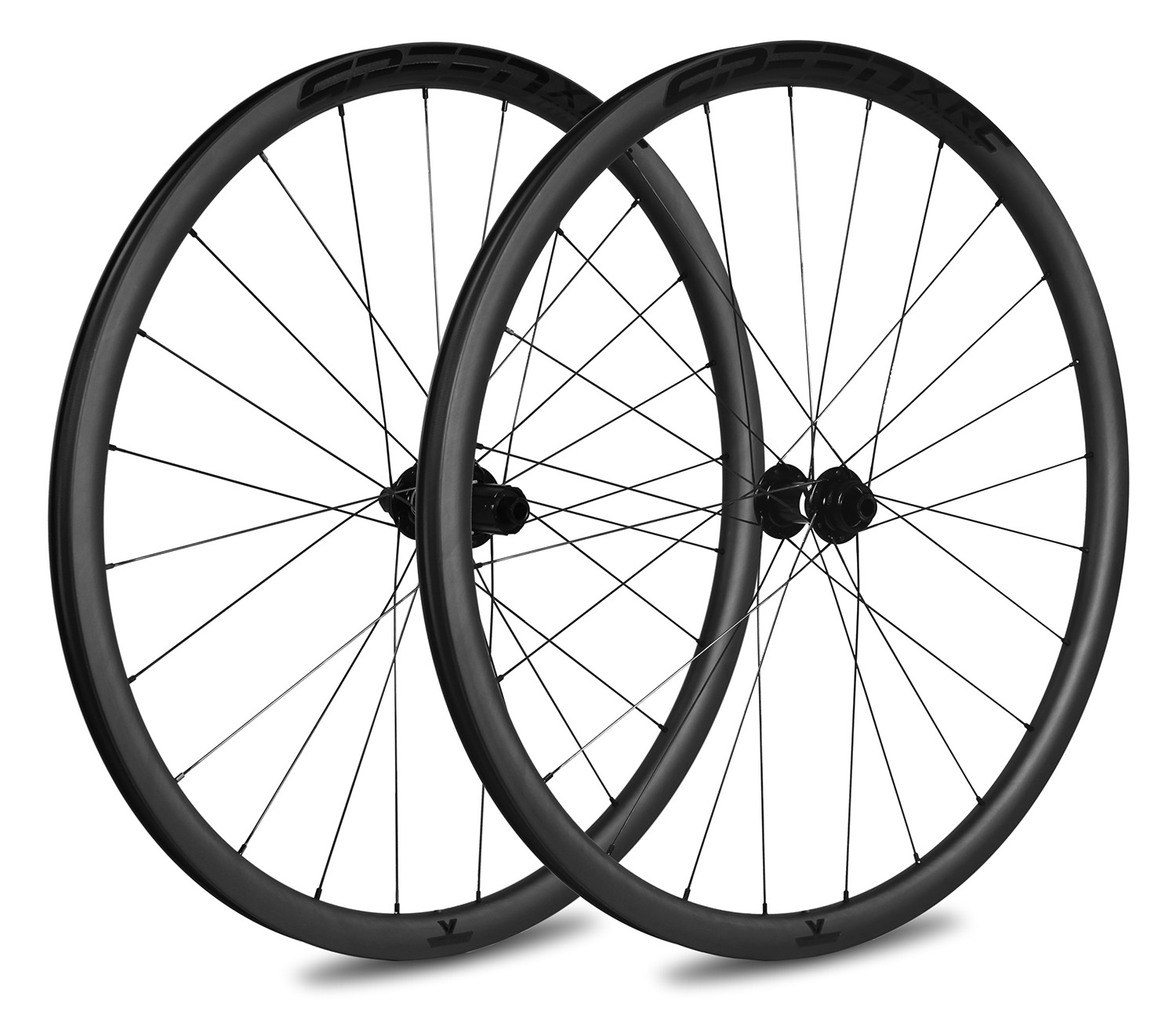 Veltec Speed XCR 30 Carbon Hjulsæt Thru Axle Shimano Sort