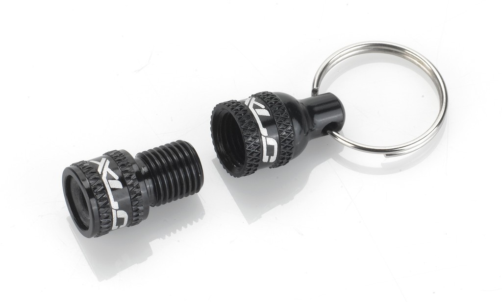 XLC race/dunlop til Auto ventil adapter sort. PU-X07