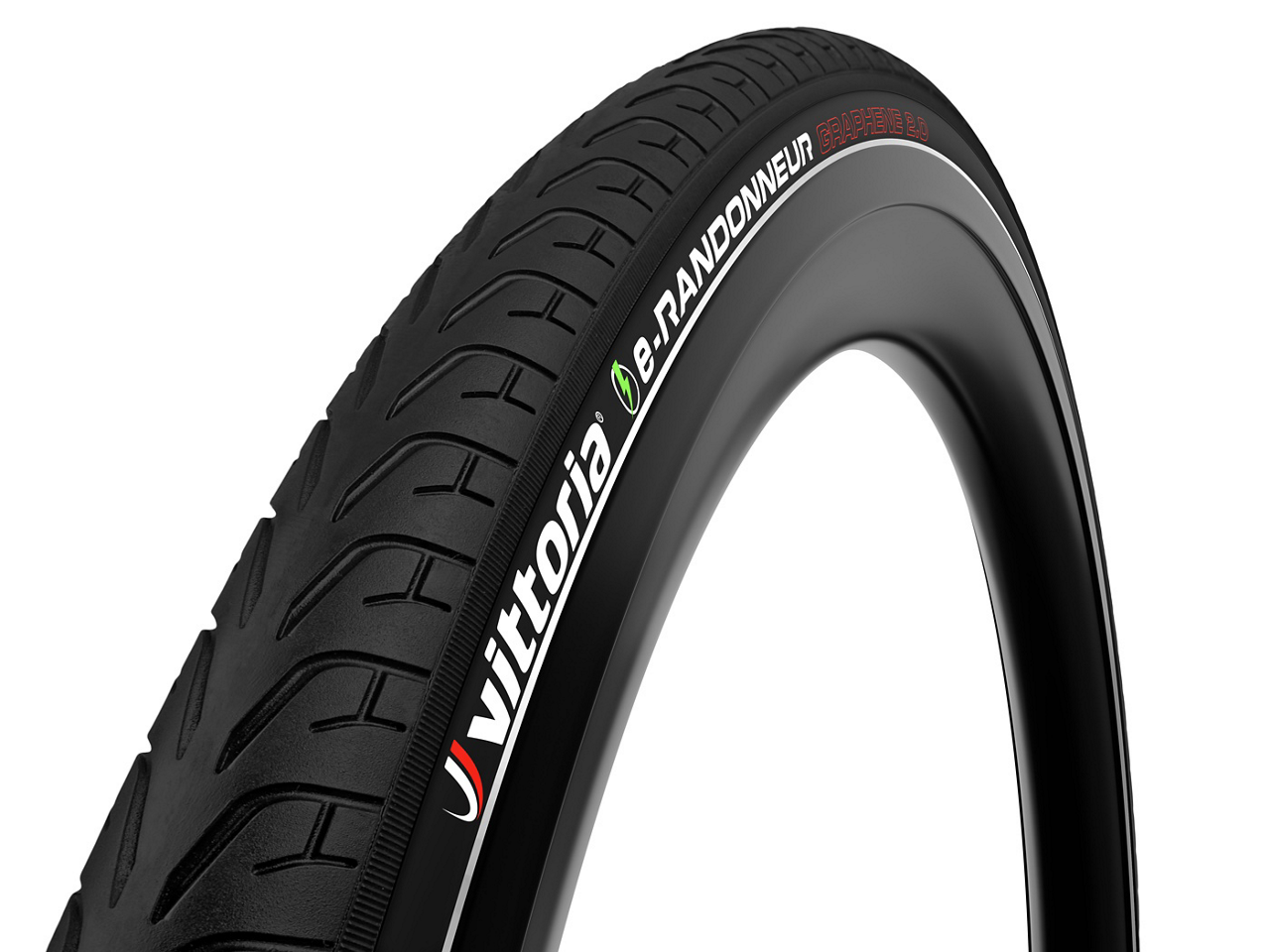 Vittoria Dæk City E-randonneur Sort 50-622/700x48c Rigid Refl G2 - Cykeldæk