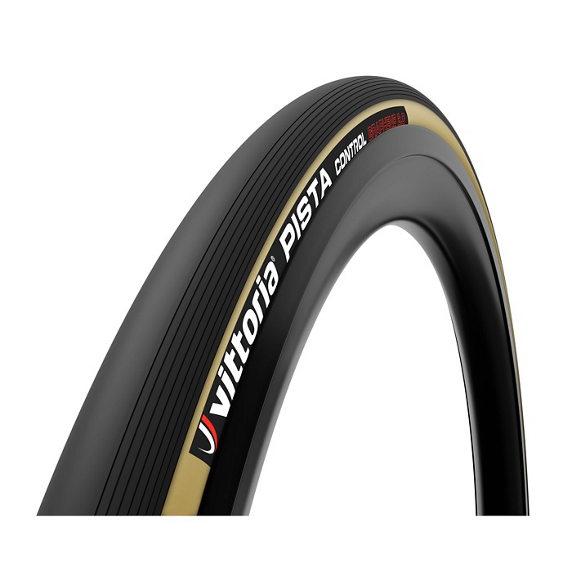 Vittoria Pista Control - Track foldedæk - 700x23c (23-622) - Sort/Brun