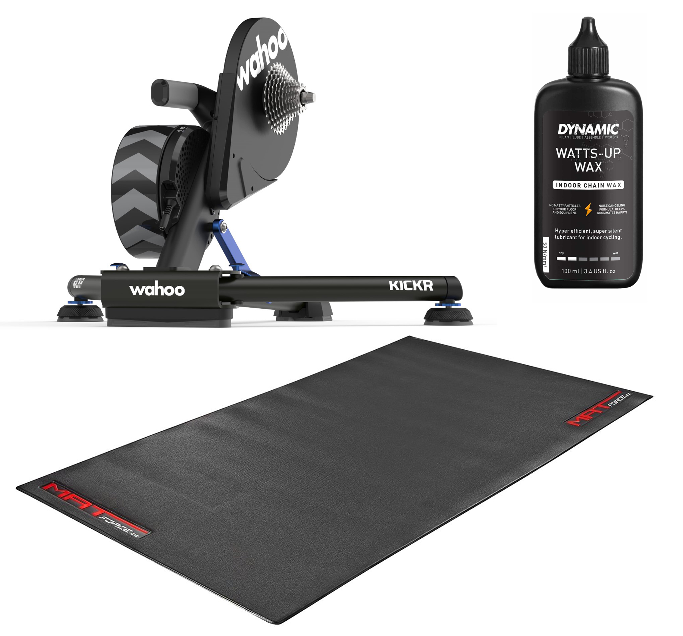 Wahoo KICKR V6 hometrainer sampak måtte+kædevoks