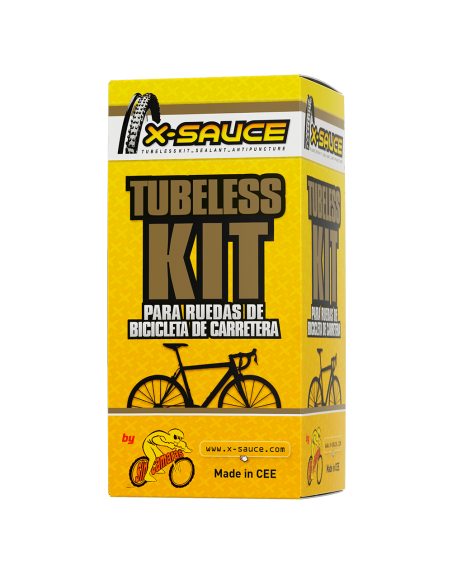 X-Sauce Tubeless Konverteringskit - Til Landevej - 17mm Tubeless Tape