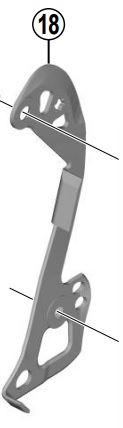 Shimano SLX inderplade - Passer til Shimano SLX bagskifter - RD-M7000-GS
