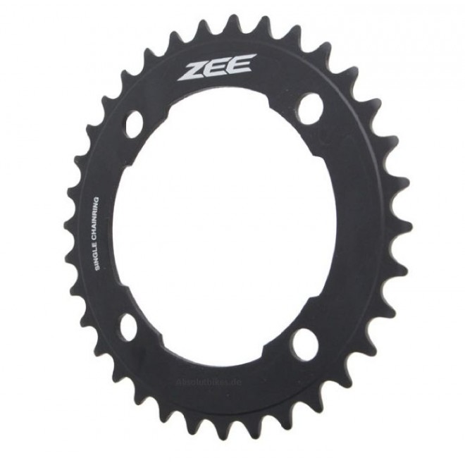 Shimano Klinge 36t Fc-m640 Zee 104mm Sort Tandhjul 10-sp - Cykel klinge