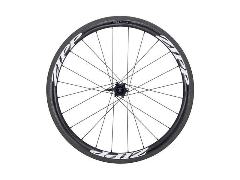 Zipp 303 Aerobalance Firecrest Clincher Baghjul Sort/Hvid
