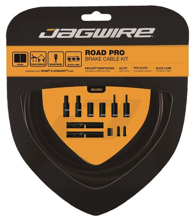 Jagwire - Road Pro - bremsekabel sæt til Road - Mat sort