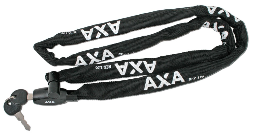 AXA Rigid kædelås 120 cm sort
