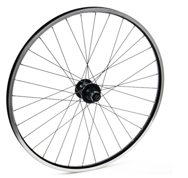 Connect Baghjul - 26x1,75 - QR nav - Ryde ZAC19 fælg - 8/9/10 Speed- Sort/Sølv
