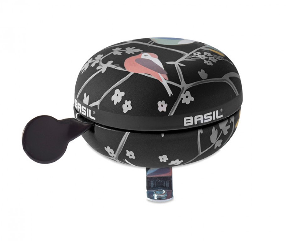 Basil Ding-Dong klokke sort Ø80 mm
