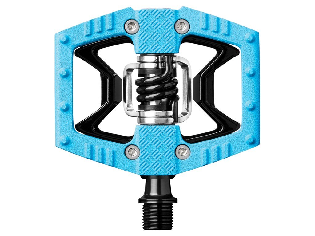 Crankbrothers Double Shot Limited Edition - MTB kombipedal - Blå/sort/sølv