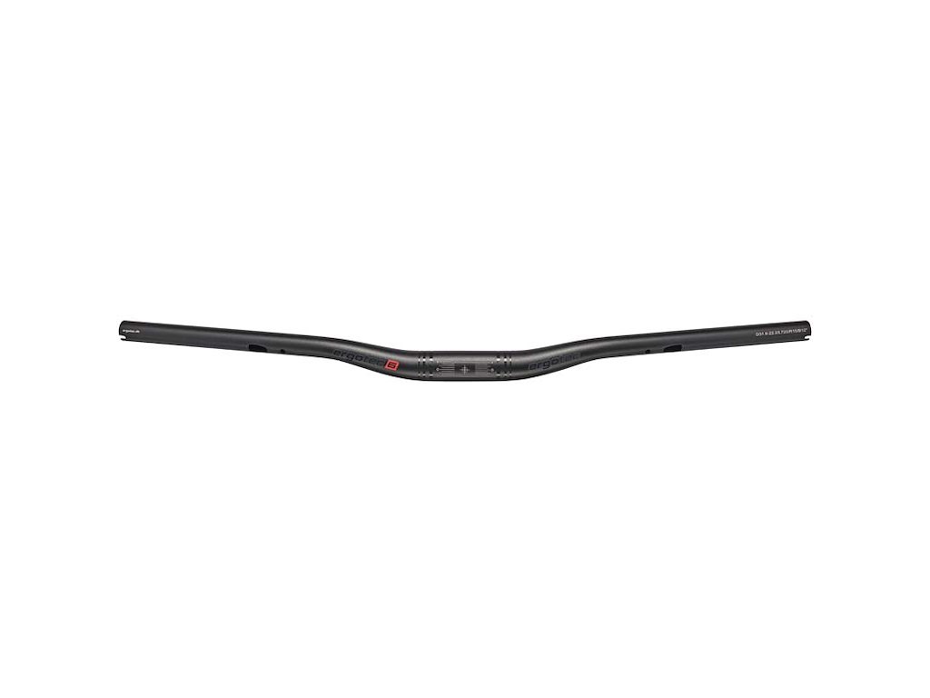 Ergotec Low Riser Bar 15 MTB ø31,8mm 780mm bred - Safety level 6 - Sort