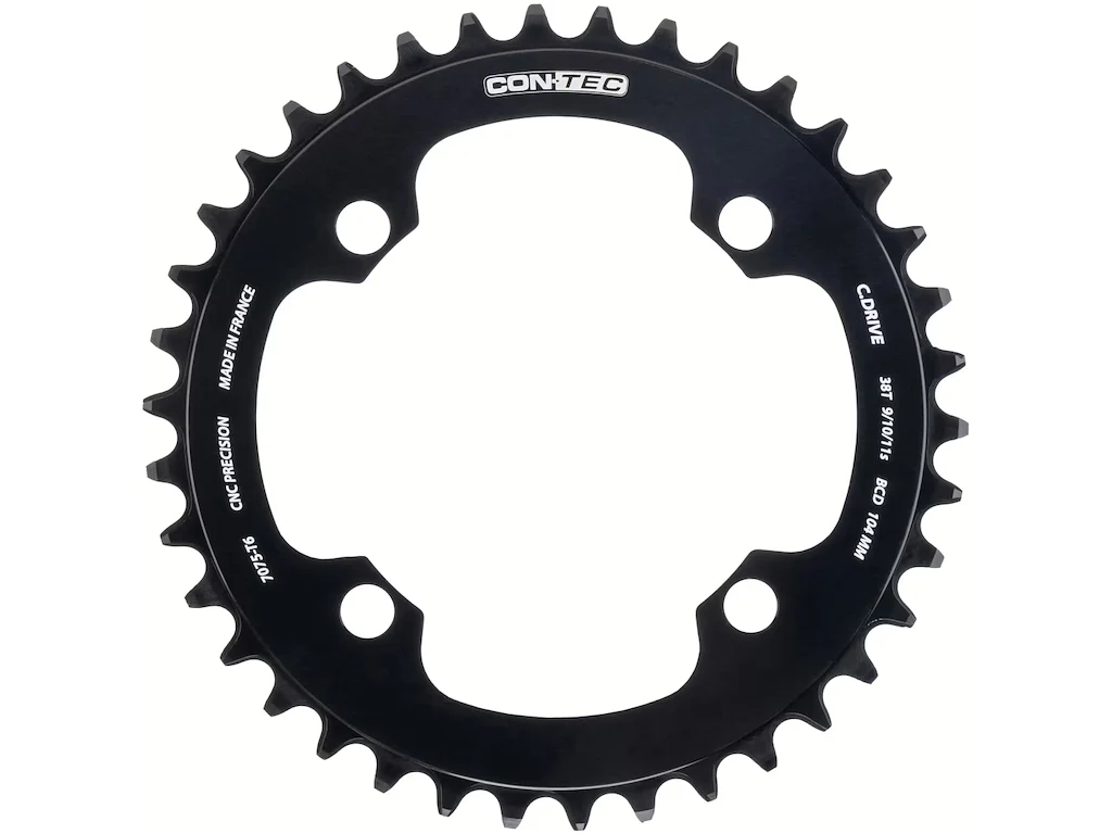 CONTEC C.Drive B - Klinge - 38T - Narrow Wide - 9-11 Speed - Ø 104 mm - Sort