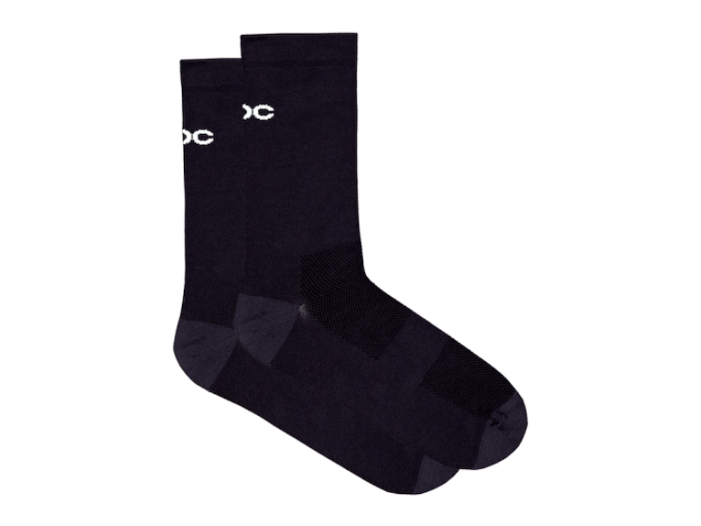 POC Cadence Road Long Sock - Cykelstrømper - Uranium Black - Str. X-Large/46-48