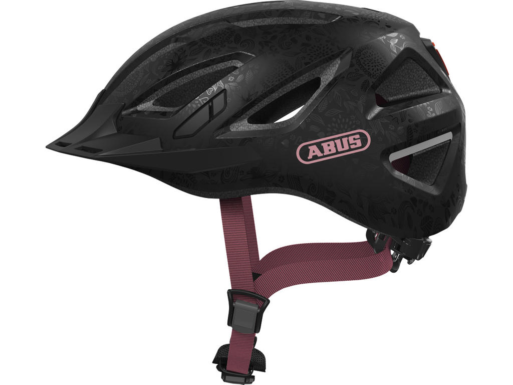Abus Urban-I 3.0 cykelhjelm Flower Art str. S
