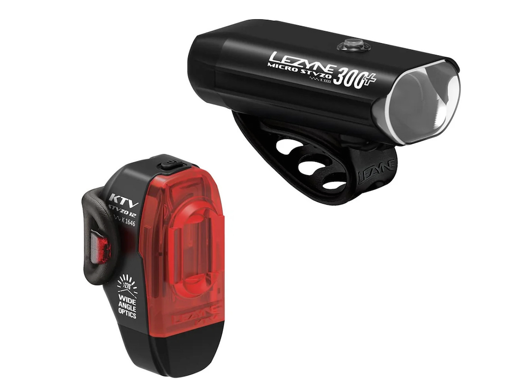 Lezyne LED Pair Micro Drive 300+/ KTV Drive STVZO lygtesæt 300/11 Lumen