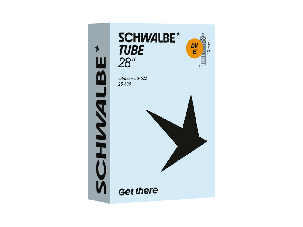 Schwalbe slange 700c/28"x0,90-1,20 (23/30-622/630) med 40mm lang Dunlop ventil DV15