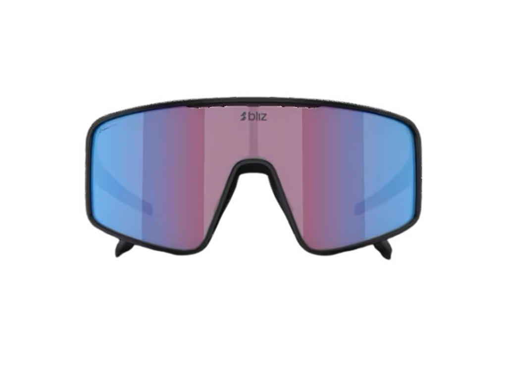 Bliz P001 X-Large - Cykelbriller - Matsort/Nano Optics Nordic Light Begonia - Violet w Blue Multi