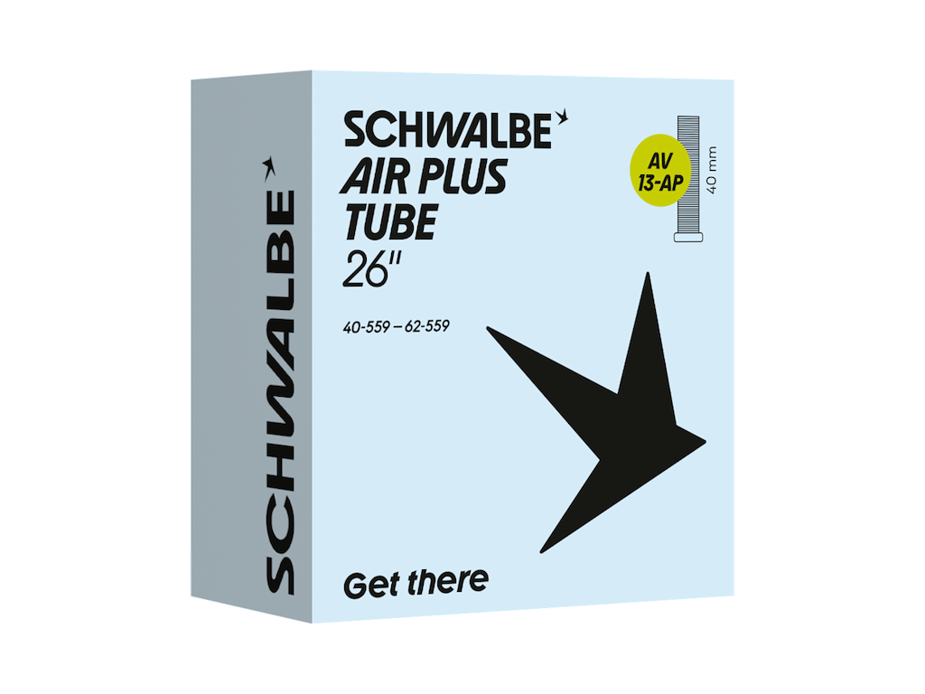Schwalbe Air Plus slange 26"x1,60-2,50 (40/62-559) med 40mm lang Autoventil AV13-AP