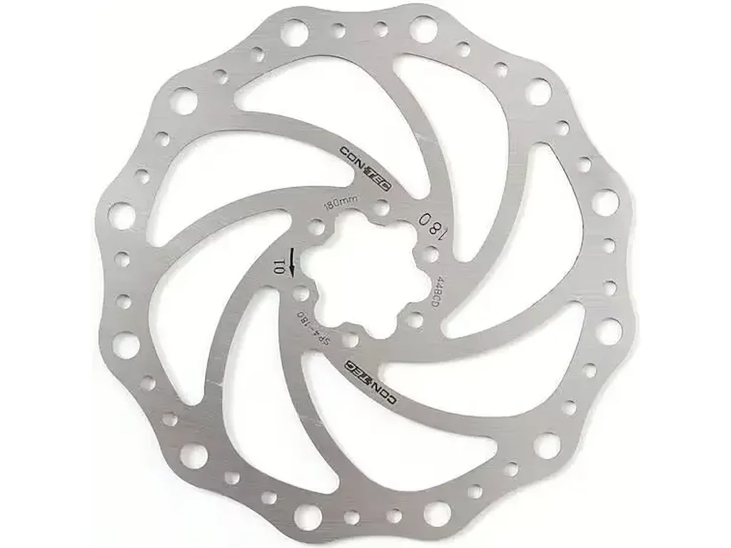CONTEC CDR-1 - Bremseskive - 160 mm - 1.4 mm - 6 Bolt - Sølv