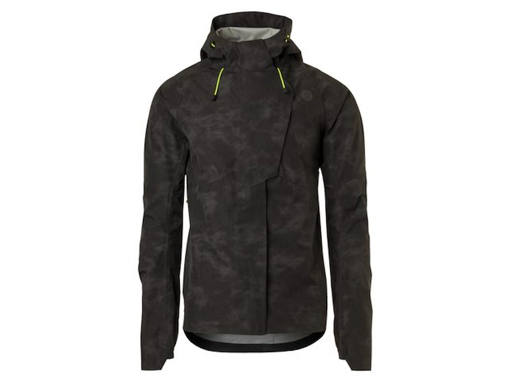 AGU Commuter Tech Rain Jacket - Regnjakke - Herre - Sort/Reflection - M