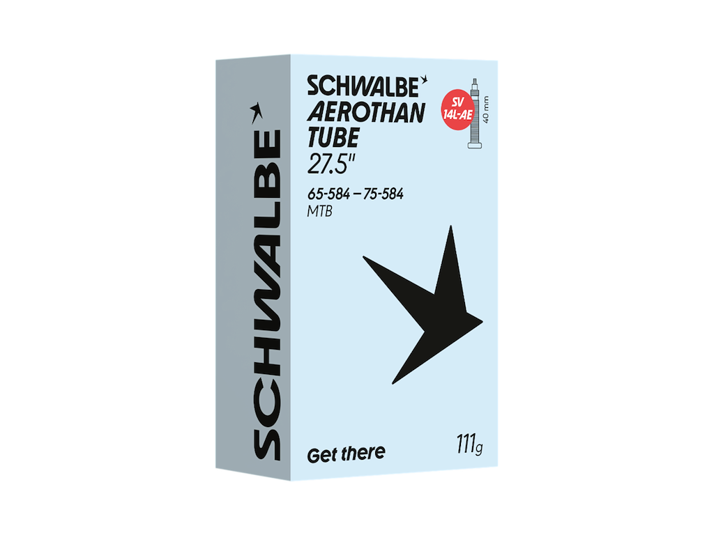 Schwalbe Aerothan slange 27,5" (65/75-584) med 40mm lang SV ventil - SV14L-AE