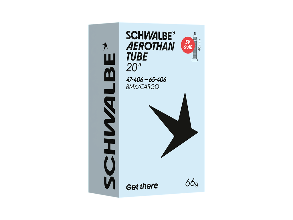 Schwalbe Aerothan slange 20" (47/65-406/571) med SV ventil - SV6-AE