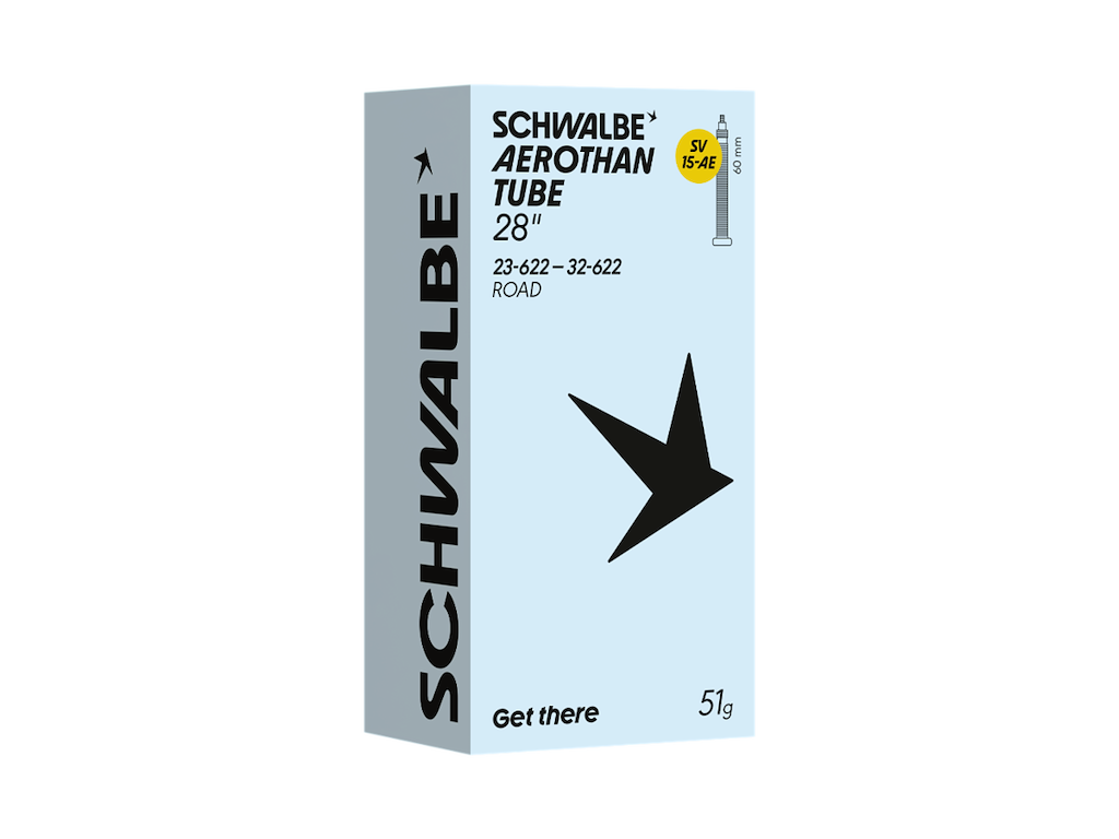 Schwalbe Aerothan slange 28" (23/32-622/630) med 60mm lang SV ventil - SV15-AE