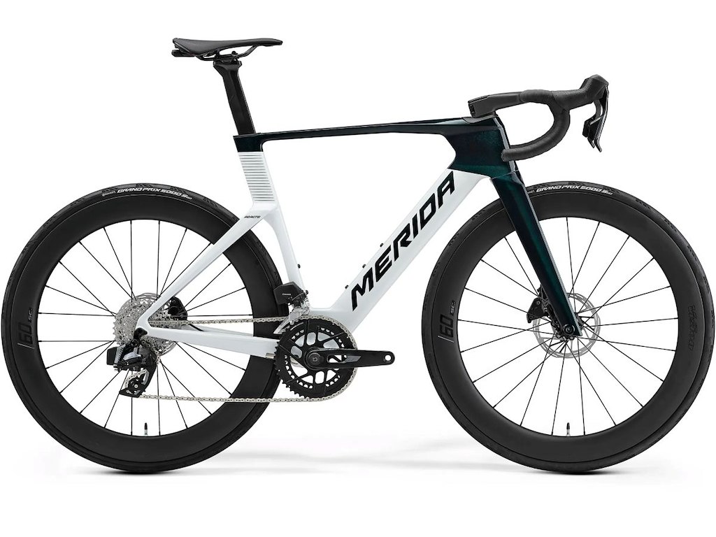 Merida Reacto 7000 racercykel carbon halo green/pearl white/green