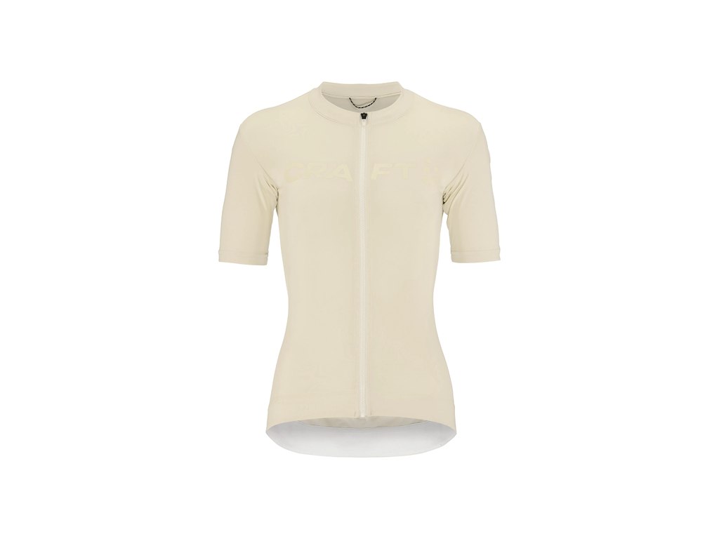 CRAFT Endur Logo Jersey - Cykeltrøje - Korte ærmer - Dame - Tofu - Str. 2XL