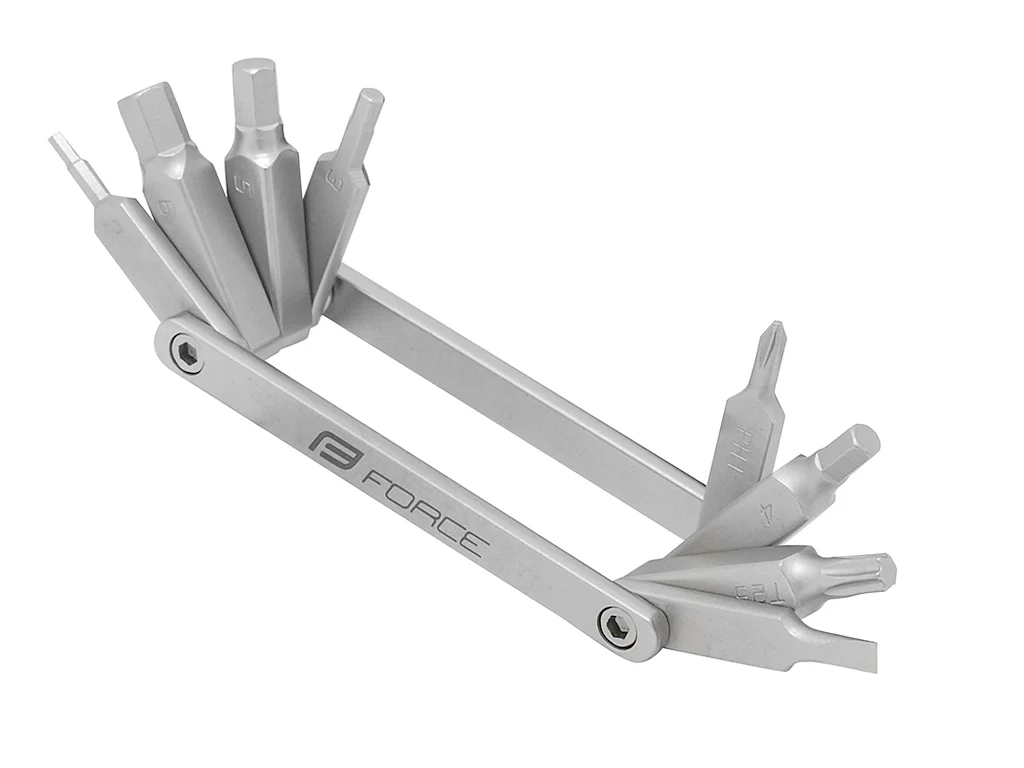 FORCE Mini multitool med 8 funktioner
