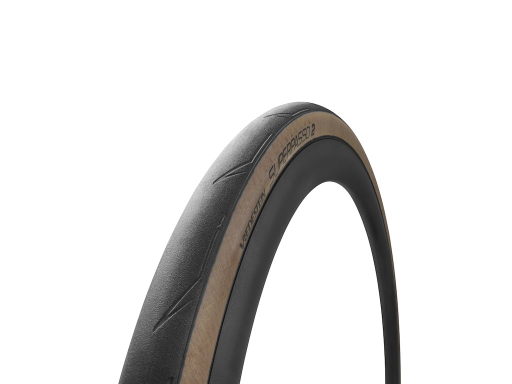Vredestein Superpasso 2 Tube - Foldedæk Road - 700 x 28c - Sort/Transparent