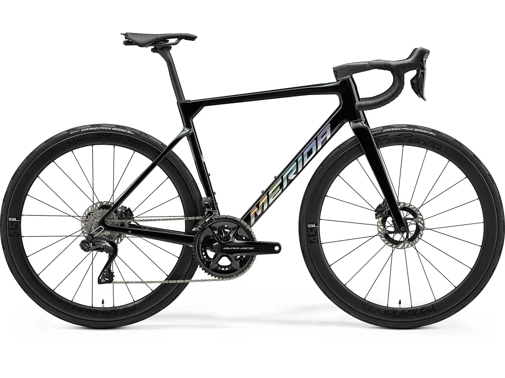 Merida Scultura Team racercykel carbon metallic black/flash bcp