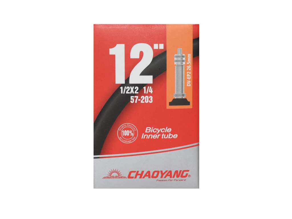 Chaoyang slange 12" 1/2x2 1/4 Dunlopventil 26.5mm