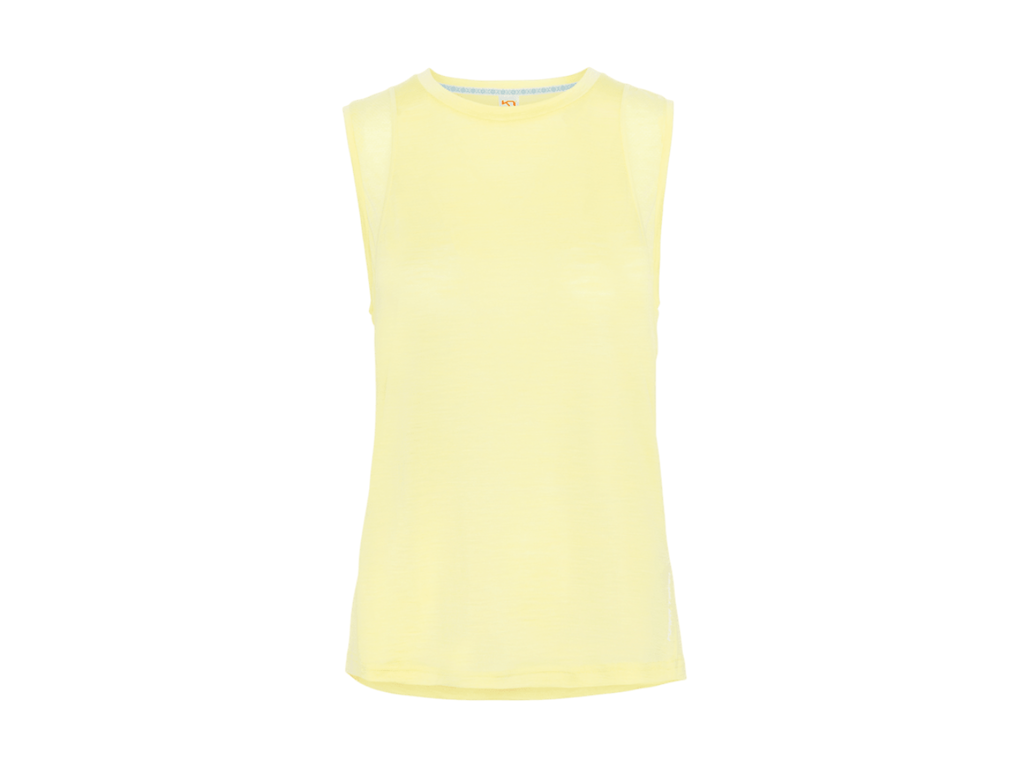Kari Traa Embla Wool Top - T-Shirt - Gul - Str. M