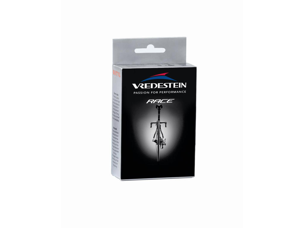 Vredestein dæk-kamera til landevej VREDESTEIN RACE BUTYL 700 x 18C/28C (18/28-622/630) Sclaverand/Presta 80 mm gevind (NEW)