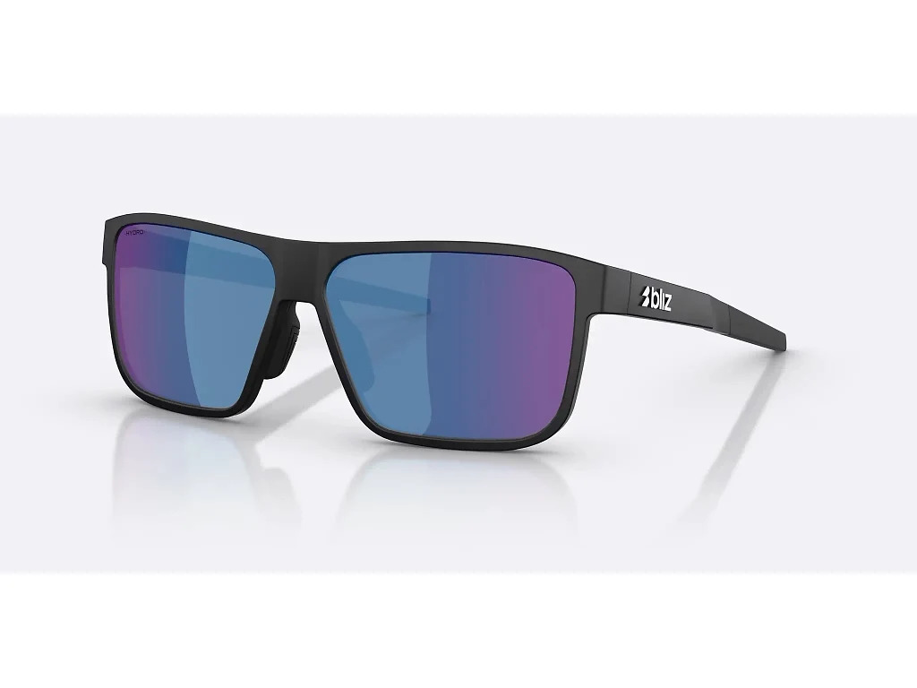Bliz A008 large cykelbriller matsort/smoke/blue multi