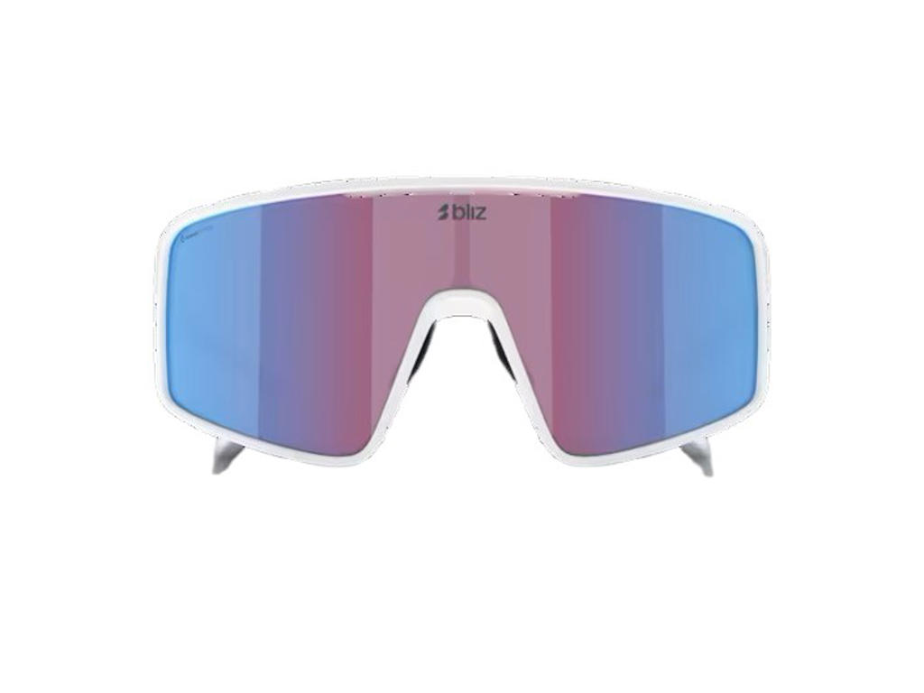 Bliz P001 Large (38) cykelbriller rose/violet mirror blue lens matt white