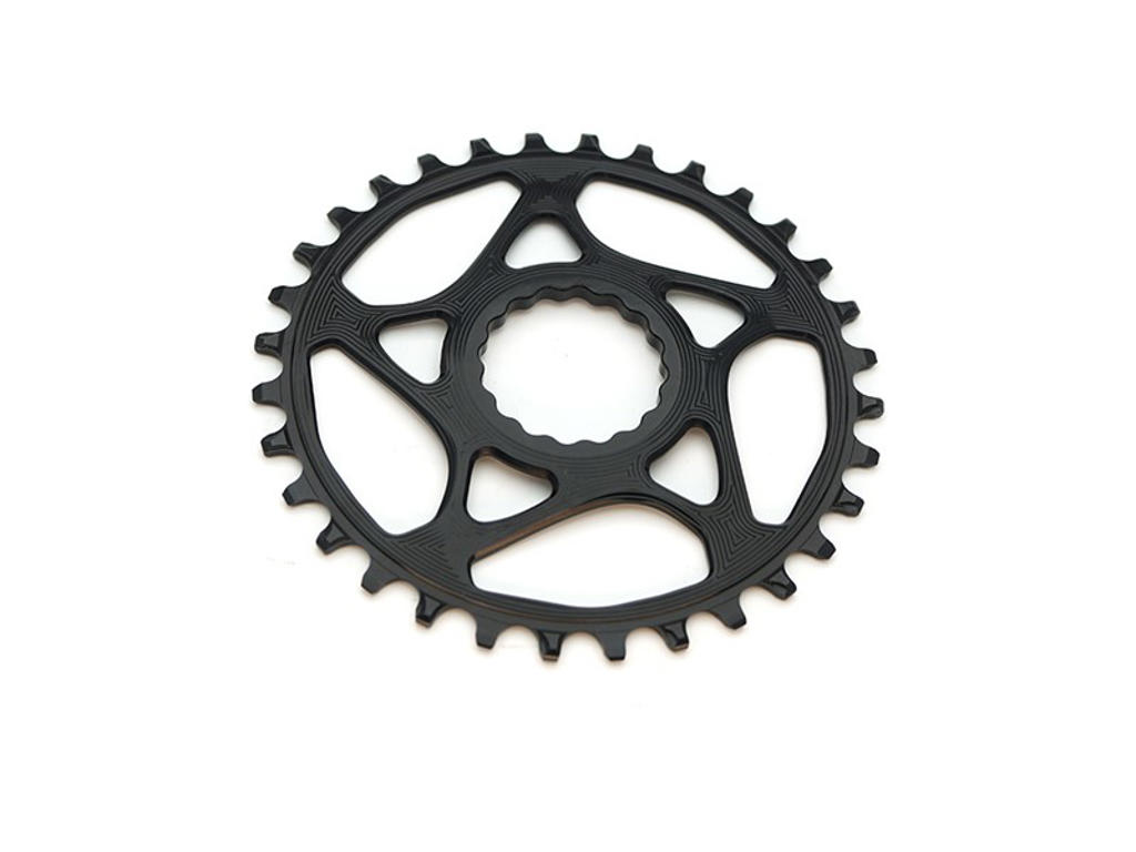 absoluteBLACK Boost Singlespeed rund 32T klinge direkte montering sort 3 mm offset