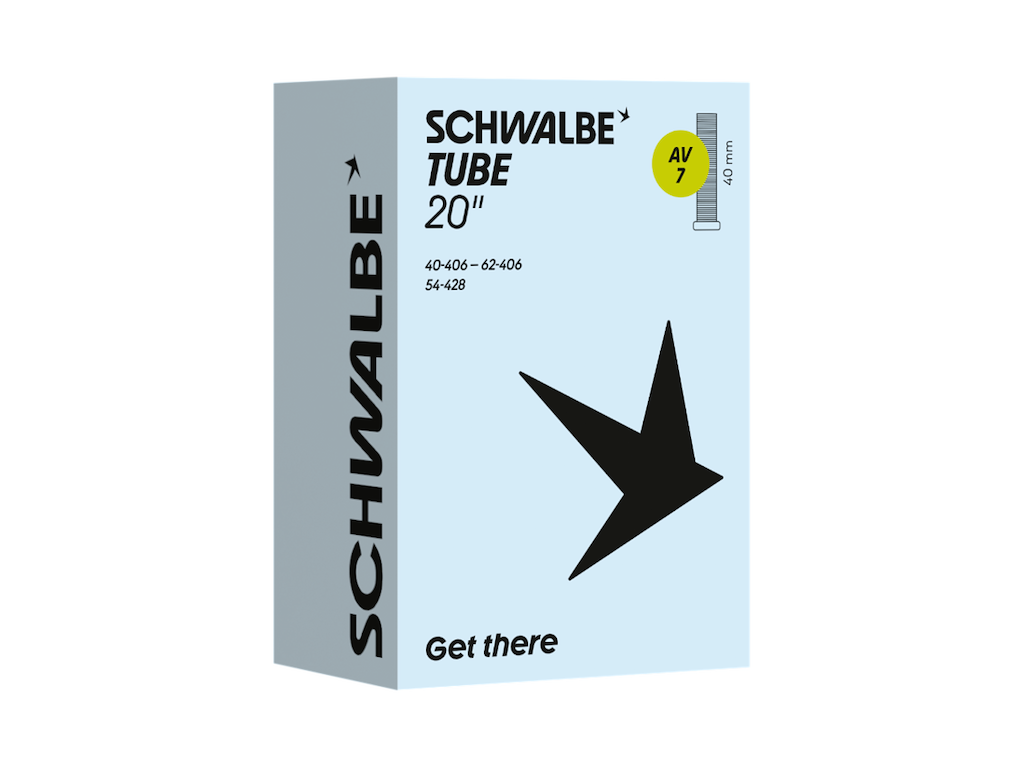 Schwalbe slange 20 x 1,50-2,50 med 40mm lang Autoventil AV7