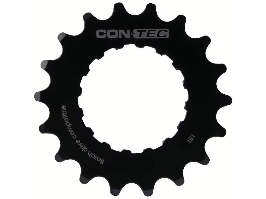 CONTEC SPROCKET-B - Motortandhjul - 18 T - Bosch - Sort